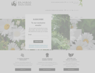 bamboodownunder.com.au screenshot
