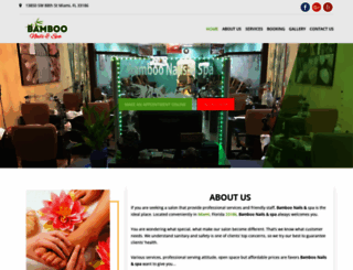 bamboonailspamiami.com screenshot