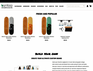 bambooskateboards.com screenshot
