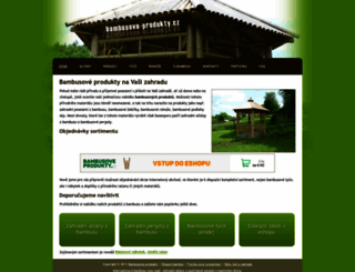 bambusove-produkty.cz screenshot