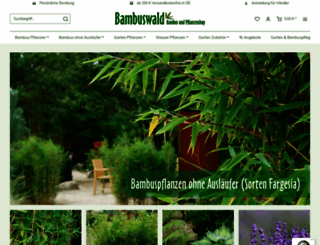 bambuswald.de screenshot