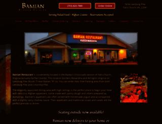 bamianrestaurant.com screenshot