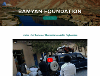 bamyanfoundation.org screenshot