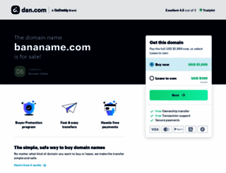bananame.com screenshot