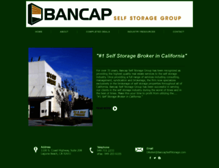 bancapselfstorage.com screenshot