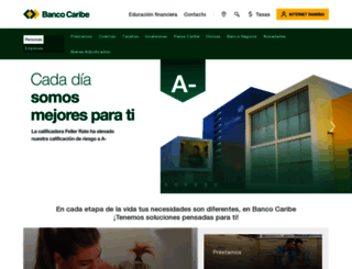 bancocaribe.com.do screenshot