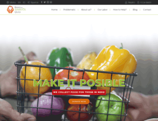 bancodealimentosquito.com screenshot