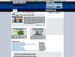 banconotemondiali.it screenshot
