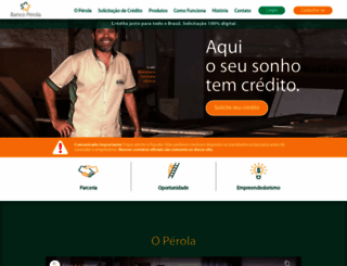 bancoperola.org.br screenshot