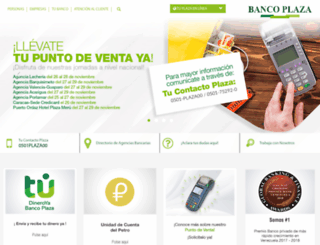 bancoplaza.com screenshot
