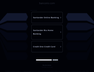 bancorio.com screenshot