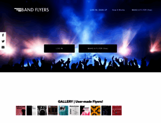 band-flyers.com screenshot
