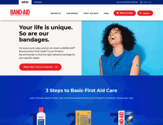 bandaid.com screenshot