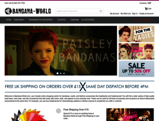 bandana-world.com screenshot