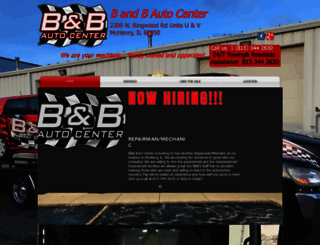 bandbautocenter.com screenshot