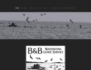 bandbwaterfowl.com screenshot