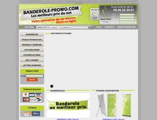 banderole-promo.com screenshot