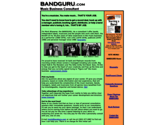 bandguru.com screenshot