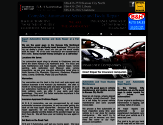 bandhautobody.com screenshot