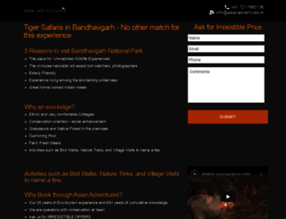bandhavgarhnationalpark.info screenshot