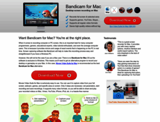 bandicammac.com screenshot