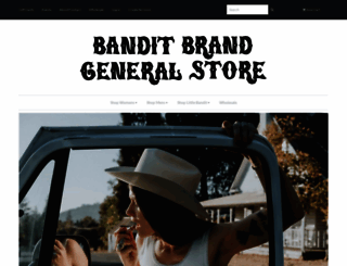 banditbrandgeneralstore.com screenshot