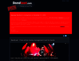bandloot.com screenshot