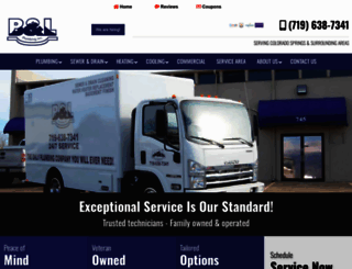 bandlplumbing.com screenshot