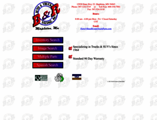 bandrautotruckparts.com screenshot