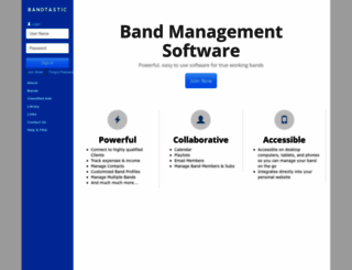 bandtastic.com screenshot