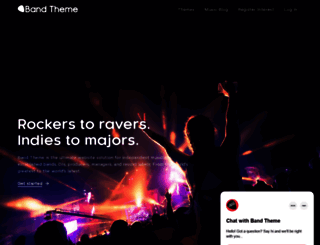 bandtheme.com screenshot