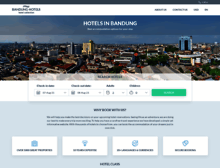 bandung-hotels.com screenshot