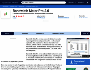 bandwidth-meter-pro.informer.com screenshot