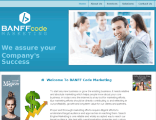 banffcodemarketing.com screenshot