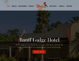 banfflodgehotel.com screenshot