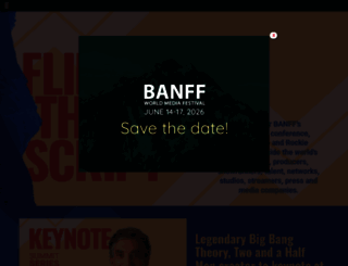 banffmediafestival.com screenshot