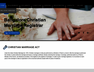 bangalorechristianregistrar.com screenshot