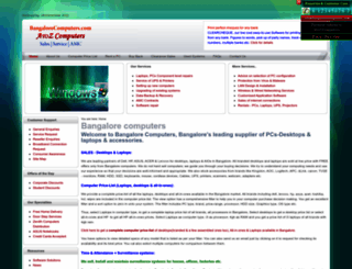 bangalorecomputers.com screenshot