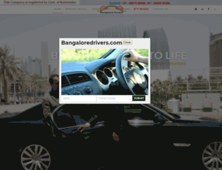 bangaloredrivers.com screenshot