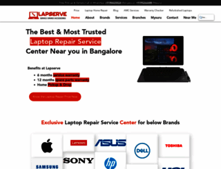 bangalorelaptoprepair.com screenshot