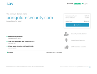 bangaloresecurity.com screenshot