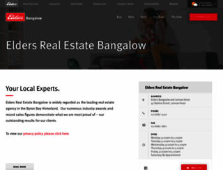 bangalow.eldersrealestate.com.au screenshot