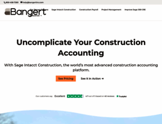 bangertinc.com screenshot