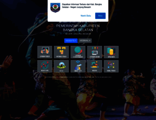 bangkaselatankab.go.id screenshot