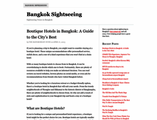 bangkoksightseeing.org screenshot