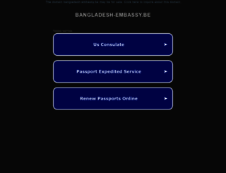 bangladesh-embassy.be screenshot