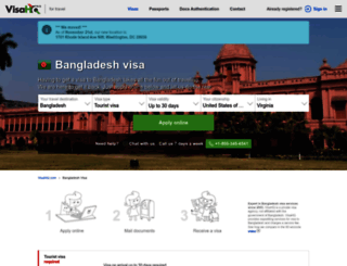 bangladesh.visahq.com screenshot