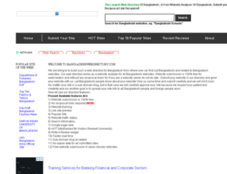 bangladeshiwebdirectory.com screenshot
