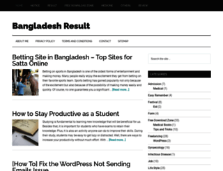 bangladeshresult.com screenshot