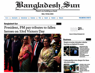 bangladeshsun.com screenshot